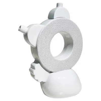Pre-owned Memphis Milano Chad Teapot, Designed By Matteo Thun In 1982. For The Collection . In Gray