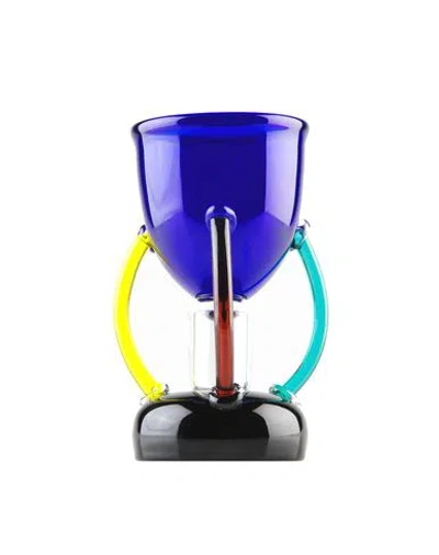 Memphis Milano Deneb Vase Blue Size - Blown Glass