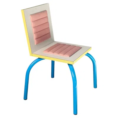 Pre-owned Memphis Milano Italian Modern Chair Riviera By Michele De Lucchi For Memphis, 1981 In Brown
