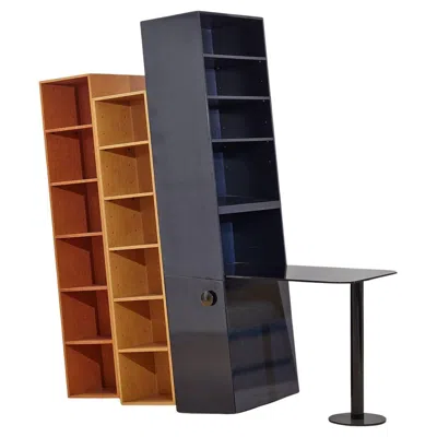 Pre-owned Memphis Milano Kampa Bookcase By Ettore Sottsass For Memphis Design In Brown