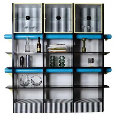 Pre-owned Memphis Milano Memphis “phoenix” Bookcase By Michele De Lucchi, Milan, 1983 In Brown