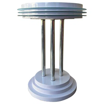 Pre-owned Memphis Milano Postmodern Side Table In The Memphis Group Style. Circa 1980s In Gray
