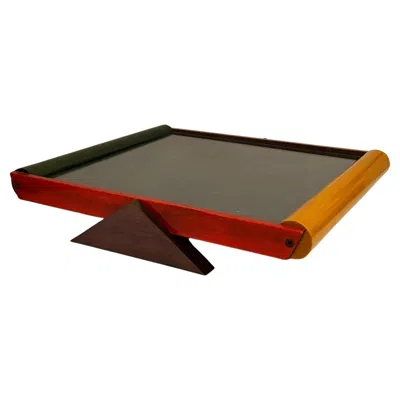 Pre-owned Memphis Milano Quadrotto Accademia Lagostina Memphis Design Ettore Sottsass 1980 In Brown