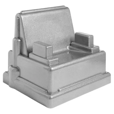 Pre-owned Memphis Milano "roma" Postmodern Italian Fiberglass Armchair By Marco Zanini In Gray