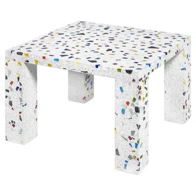 Pre-owned Memphis Milano Shiro Kuramata "nara" Terrazzo Side Table / Coffee Table For  In Gray