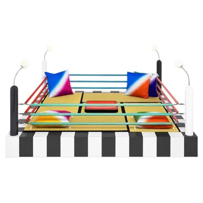 Pre-owned Memphis Milano Tawaraya Ring Daybed Or Boxing Ring By Masanori Umeda For  In Beige