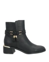 Menbur Woman Ankle Boots Black Size 8 Synthetisches Material In Black