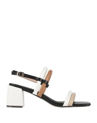 Menbur Woman Sandals Beige Size 8 Synthetic Material