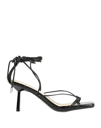 Menbur Woman Sandals Black Size 8 Synthetic Fibers