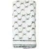 Mended Bow Table Throw In Green