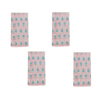 Mended Lily Napkins In Pink