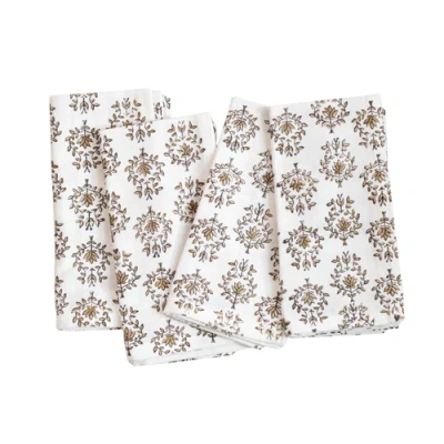 Mended Lotus Napkins In Neutral