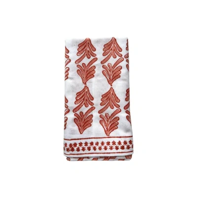 Mended Palmetto Table Runner In Brown