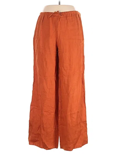 Pre-owned Meng Casual Pants In Orange