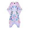 Meng Women's Pink / Purple Lavender Silk Georgette Kaftan In Pink/purple