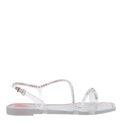 MENGHI RUBBER FLAT SANDALS