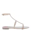 Menghi Rubber Sandals In Beige