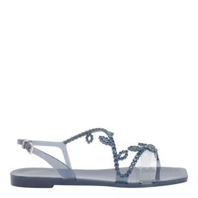 Menghi Rubber Sandals In Blue