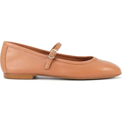 Menina Step Boheme Leather Mary Jane Flat In Brown
