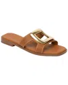 Menina Step Brisa Leather Slide In Brown