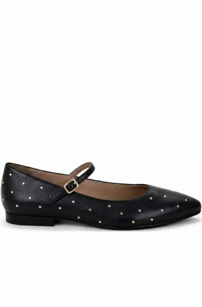 Menina Step Clara Flat Sandal In Black