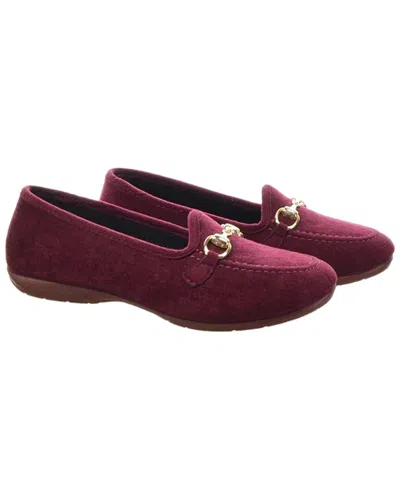 Menina Step Comfy Leather Slipper In Multi