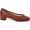 Menina Step Isa Leather Ballet Flat In Multi