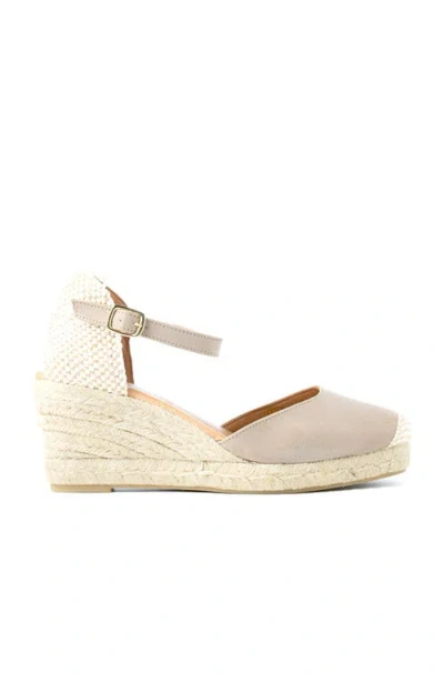 Menina Step Jimena Medium-strap Espadrille In Neutral