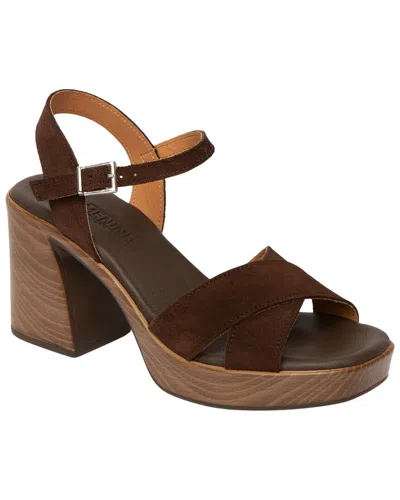 Menina Step Lena Suede Sandal In Multi