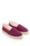 Menina Step Marbella Leather Espadrille In Purple