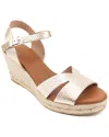 Menina Step Martell V-strap Espadrille In Gold