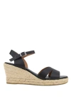 Menina Step Martell V-strap Espadrille In Black