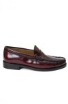 Menina Step Mila Leather Penny Loafer In Burgundy