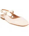 Menina Step Montse Slingback In White