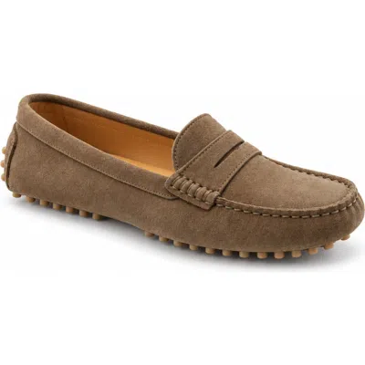 Menina Step Oporto Moccasin Loafer In Black