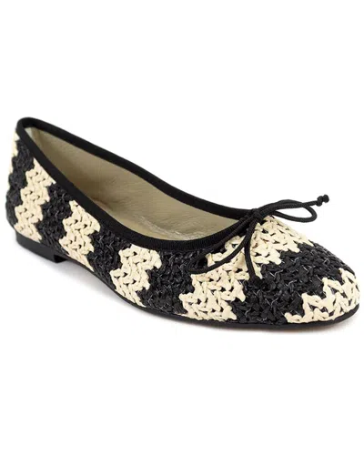 Menina Step Patricia Leather Flat In Animal Print