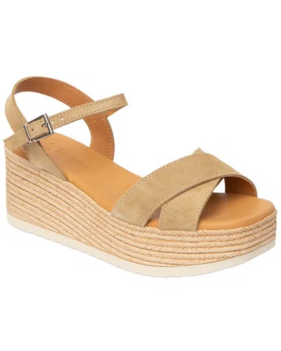 Menina Step Rita Suede Espadrille In Brown