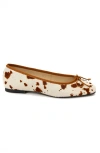Menina Step Sandrine Ballet Flat In Neutral
