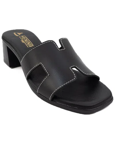 Menina Step Sorrento Sandal In Black
