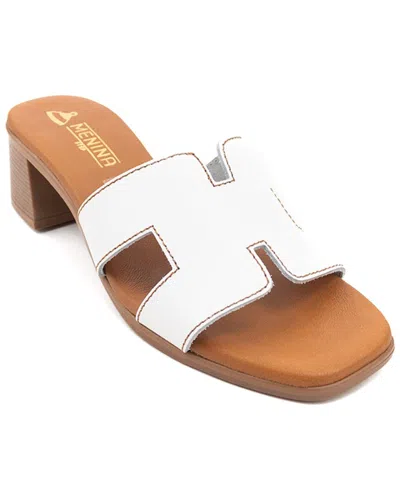 Menina Step Sorrento Sandal In White