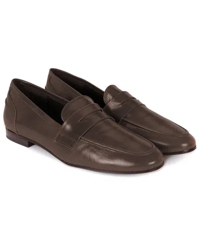 Menina Step Toledo Leather Loafer In Brown