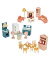 Mentari Toys Dolls House Downstairs Furniture Bundle In Multi