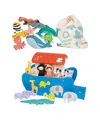 Mentari Toys Noah's Sorting And Stacking Bundle In Multi