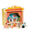 Mentari Toys Wooden Tabletop Theatre In Multi