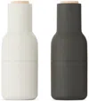 Menu Black & Off-white Beech Bottle Grinders In Ash + Carbon