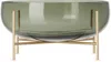 Menu Black Large Échasse Bowl In Smoke Glass / Brushe