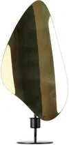 Menu Gold Flambeau Table Candle Holder In Black/polished Brass