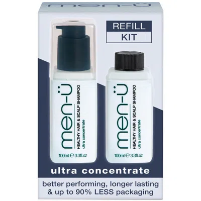 Menu Men-ü Healthy Hair & Scalp Shampoo Refill Kit 2 X 100ml