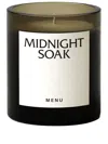 Menu Midnight Soak Olfacte Scented Candle In Braun