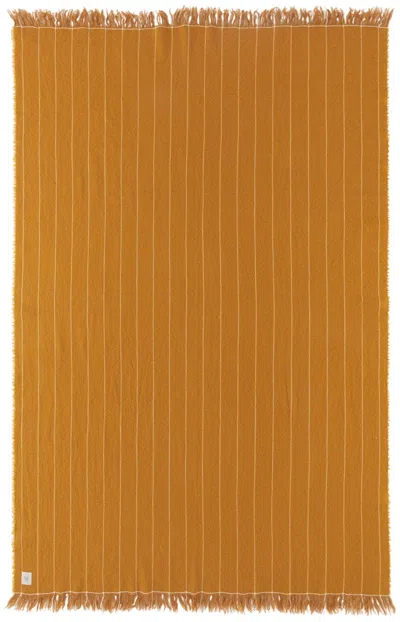 Menu Orange Battus Throw In Ochre